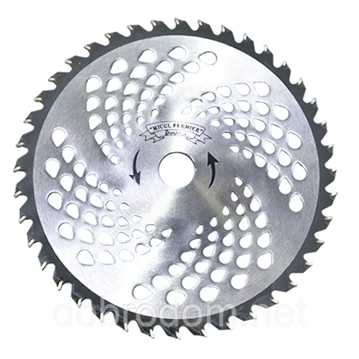 Ніж для бензокоси побідитовий 40т 255мм URAL (увігнутий)