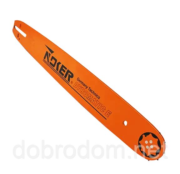 Шина для бензопили 45 NOKER (18 ") 4заклепок 72 зв., Товщ. 1.5, 325 крок