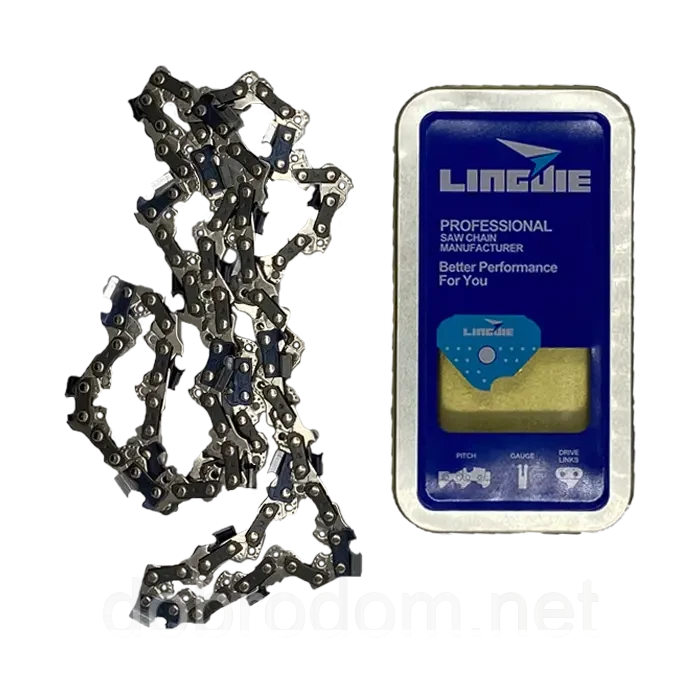 Ланцюг для бензопили 64 зв. Китай супер зуб METAL BOX