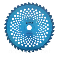 Ніж для бензокоси 40Т побідитовий 255мм БУРАН