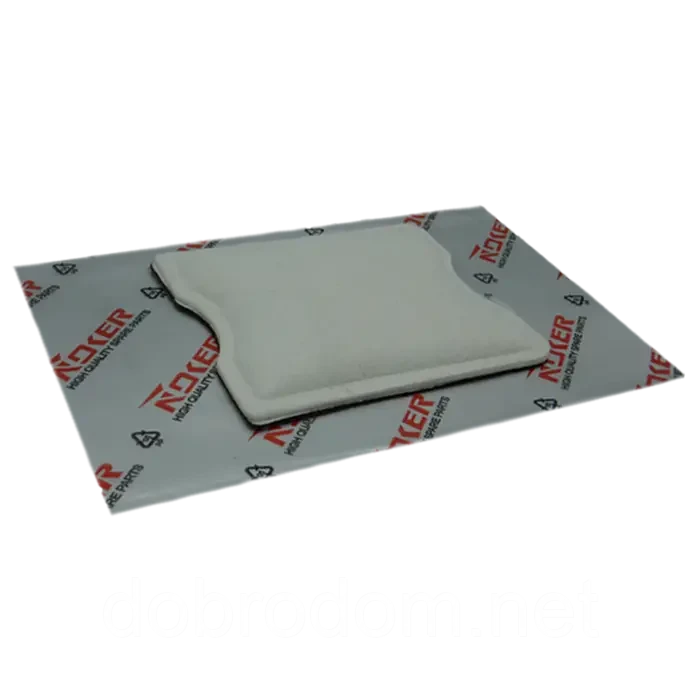 Фільтр повітряний для бензокоси 2-х шаровий квадратний NOKER