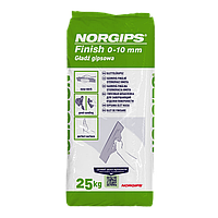 Сухая тонкослойная гипсовая шпаклевка для гипсокартона Norgips Finish, 25 кг (финиш)