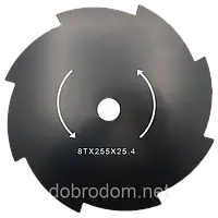 Ніж для бензокоси 8Т Китай