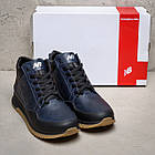Чоловічі зимові шкіряні кросівки New Balance Clasic Blue, фото 6