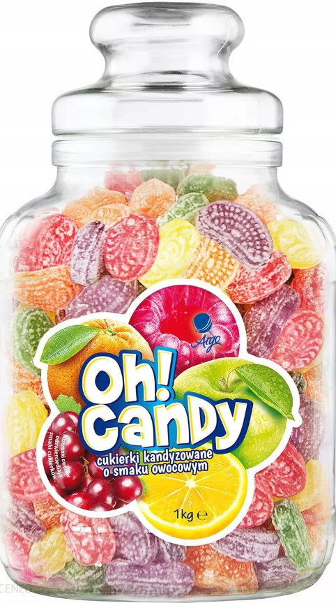 Льодяники Oh Candy Argo фруктові 5 смаків 1 кг
