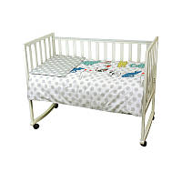 Дитячий комплект постільної білизни "CAT" у ліжечко для новонародженого (932.137) Сатин Бавовна 100%