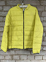 1, Яркая очень мягкая лимонная демисезонная женская куртка ветровка Old Navy Размер L