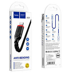 Кабель Hoco X59 Victory USB - Lightning для синхронізації даних та зарядки, 1м