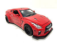 Машинка TK Union Nissan GTR "Auto Expert"металлическая, свет, звук, инерционная красная (38071)