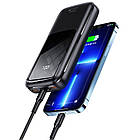 Внешний аккумулятор Power Bank Usams US-CD177 PB58 Dual QC + PD Digital Display 22.5W (20000mAh) – Black, фото 4