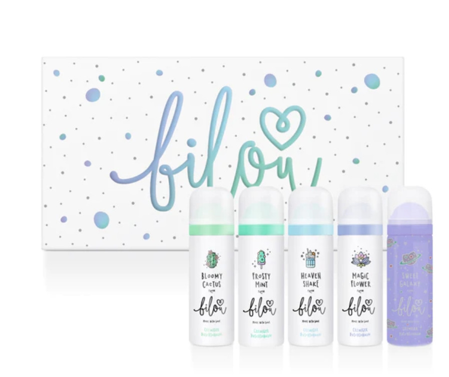 Bilou Dreamy Rainbow Set - Подарунковий набір з 5 міні-пінок для душу, фото 1