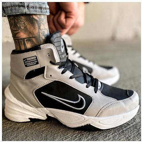 Купить Мужские еврозимние кроссовки Nike M2K Tekno Winter "Grey" серые ...