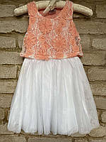1, Очень нарядное и нежное многослойное праздничное платье Размер 4-6 лет Beautees