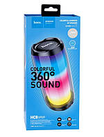 Портативная колонка со светомузыкой Hoco HC8 Colorful 360 Sound Black