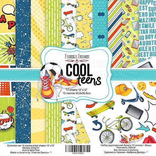 Набір скрапбумаги Cool Teens 30,5x30,5 см 10 аркушів