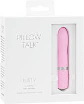 Розкішний вібратор PILLOW TALK - Flirty Pink з кристалом Сваровські, гнучка головка, фото 3
