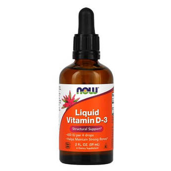 NOW Liquid Vitamin D3 400 IU 59 ml