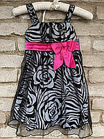 1, Очень нежное платье в розах с блестками Размер 4 года IZ Amy Byer