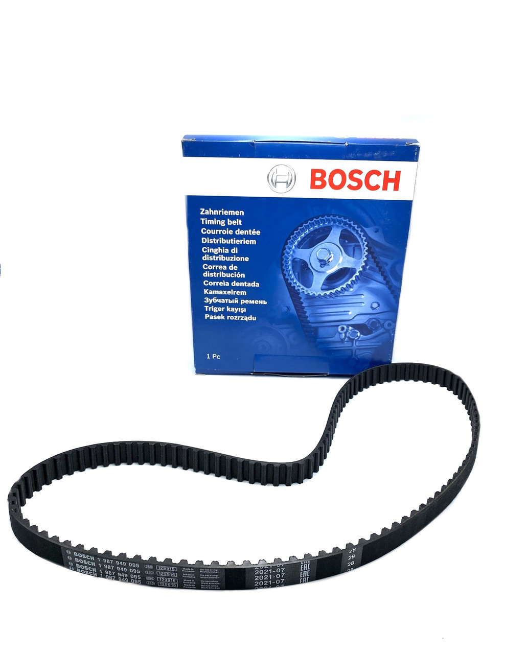 Ремінь зубчастий Bosch ГРМ для ваз 2108 2109 21099 2110 2111 2112 1117 1118 1119 8 клапанний (1 987 949 095) cgp