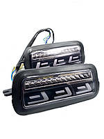 Подфарники Тюн-Авто для ваз 21214 21213 2121 Нива Тайга Урбан LED черные комплект (Led B21214) cgp