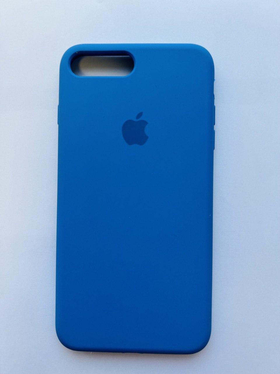 Чохол Silicone Case для Apple iPhone 7 Plus, 8 Plus Sea Blue