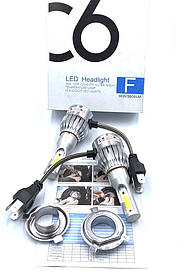 Комплект автомобільних LED ламп C6 H4 Світлодіодні лампи (5538) lly