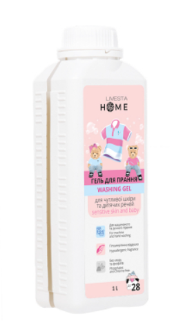 Гель для прання при чутливості шкіри та для дитячих речей LIVESTA, 1000 мл, фото 1
