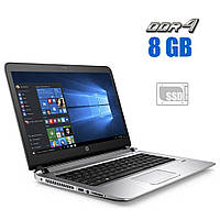 HP ProBook 430 G3 / 13.3" (1366x768) / Intel Core i3-6100U (2(4)ядра по 2.30GHz) / 8GB DDR4 / 500GB HDD