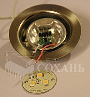 Алюминиевая плата (250Lm) на 3*1W NICHIA NS3L183T-H1 (warm white)