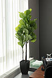 Штучне дерево - Фікус 120 см, в горщику (360405), фото 5