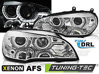 Передние фары BMW X5 (E70) 2007-2013 хром XENON OEM с AFS (ЦЕНА ЗА ПАРУ)