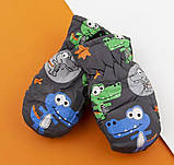 Рукавиці краги зимові для хлопчика непромокні 2-3-4 роки, фото 4