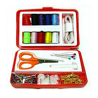 Швейный набор для шитья INSTA SEWING KIT, Красный / Портативный дорожный швейный комплект с иголками
