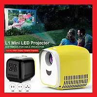 Портативный детский Мини проектор Kids Toy Projector L1 (недорогой проектор для детей)