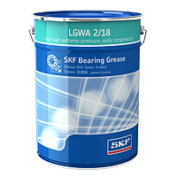 Антизадирная пластичная смазка для высоких нагрузок и широкого диапазона температур LGWA 2/18, SKF (Швеция)