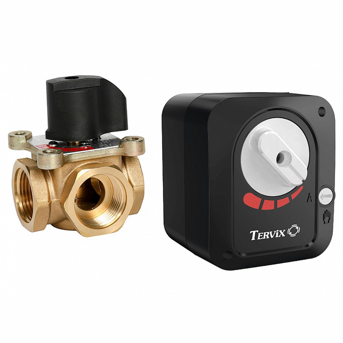 Купить Трехходовой клапан с электроприводом Tervix Pro Line 3/4", DN 20 ...