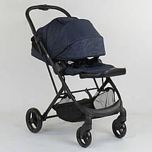 Дитяча коляска прогулянкова (реверсивний блок) JOY Liliya 66916 Синій, фото 4