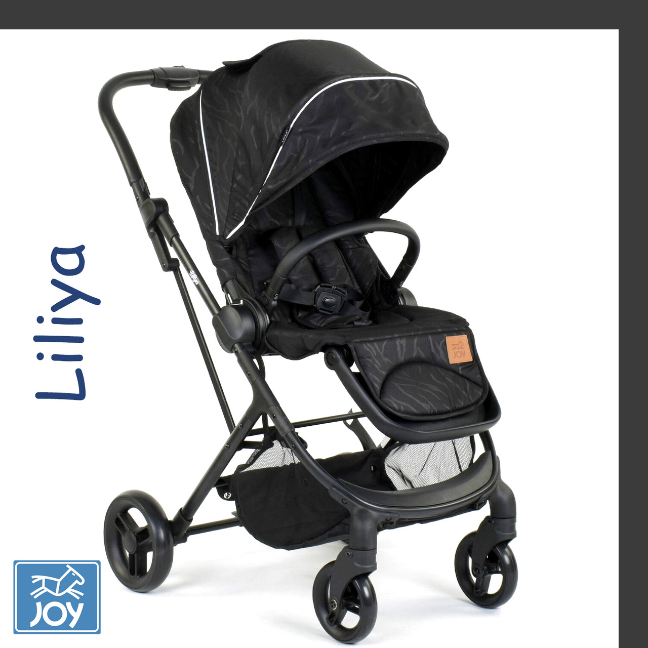 Дитяча коляска прогулянкова (реверсивний блок) JOY Liliya 61755 Чорний