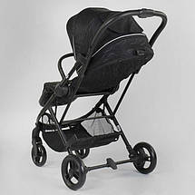 Дитяча коляска прогулянкова (реверсивний блок) JOY Liliya 61755 Чорний, фото 5