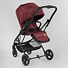 Дитяча коляска прогулянкова (реверсивний блок) JOY Liliya 10105 Вишневий, фото 6