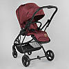 Дитяча коляска прогулянкова (реверсивний блок) JOY Liliya 10105 Вишневий, фото 7