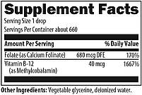 Designs for Health Super Liquid Folate / Фолієва кислота 400 мкг Вітамін Б9 рідкий 30 мл BX510, фото 2