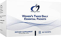 Designs for Health Women's Twice Daily Essential / Мультивитамины для женщин 60 пакетов