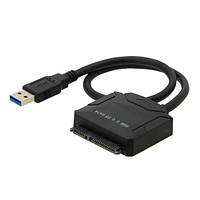 Перехідник USB 3.0 - SATA 2.5/3.5 для жорсткого диска HDD SSD до 5Гбіт/с з БЖ