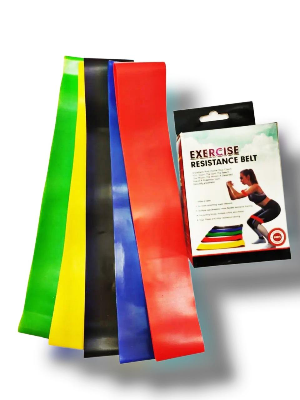 Набір фітнес-гумок Exercise Resistance Bands (5 рівнів)