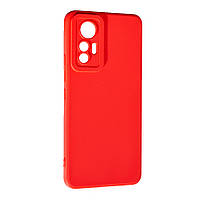 TPU чехол Smitt накладка бампер для Xiaomi 12 Lite (сяоми 12 лайт) красный