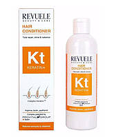 Кондиціонер KERATIN+ для ламкого тьмяного тонкого волосся REVUELE