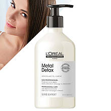 Крем-гель для попередження металевих накопичень у волоссі L'Oreal Professionnel Metal Detox Professional Care, 500мл