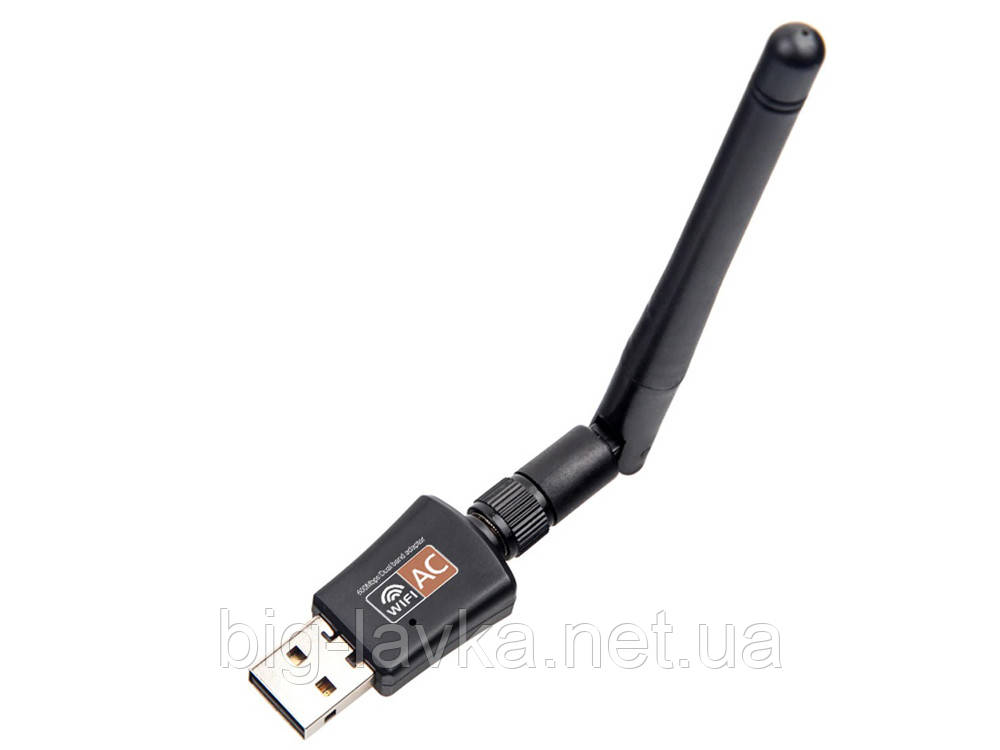 WiFi USB Адаптер 2,4 ГГц/5 ГГц 600 Мбит/c с Антенной — Купить Недорого ...