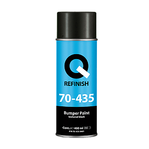 Структурна фарба для бамперів Q-Refinish 70-435, в аерозолі, чорна (400 мл)